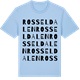Blue Soul t-shirt med Rosseldalen ordlek t-shirt