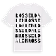 Rosseldalen ordlek t-shirt