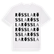 Rössla ordlek t-shirt