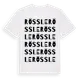 White t-shirt med Rössle ordlek t-shirt