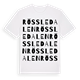 Rössledalen ordlek t-shirt