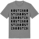 Mid Heather Gray t-shirt med Rösten ordlek t-shirt