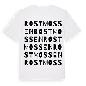 Rostmossen ordlek t-shirt – ekologisk bomull t-shirt från Pinshirt
