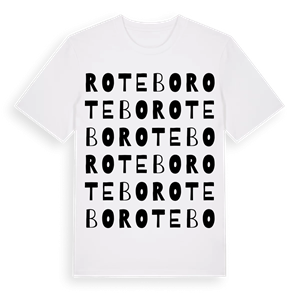 Rotebo ordlek t-shirt – ekologisk bomull t-shirt från Pinshirt