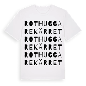 Rothuggarekärret ordlek t-shirt – ekologisk bomull t-shirt från Pinshirt