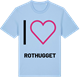 Blue Soul t-shirt med Jag älskar Rothugget t-shirt stort tryck