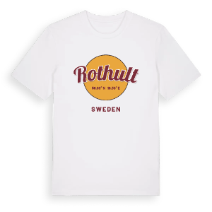 Rothult cirkel t-shirt – ekologisk bomull t-shirt från Pinshirt