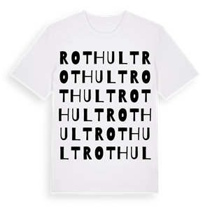 Rothult ordlek t-shirt – ekologisk bomull t-shirt från Pinshirt