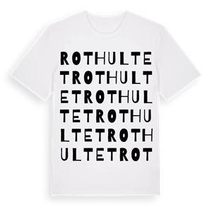 Rothultet ordlek t-shirt – ekologisk bomull t-shirt från Pinshirt
