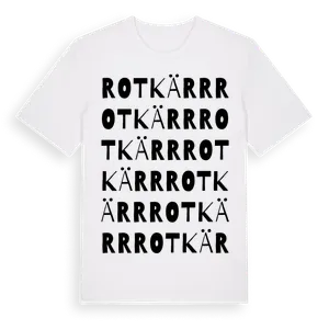 Rotkärr ordlek t-shirt – ekologisk bomull t-shirt från Pinshirt