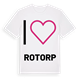 Jag älskar Rotorp t-shirt stort tryck