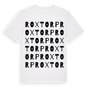 Roxtorp ordlek t-shirt – ekologisk bomull t-shirt från Pinshirt