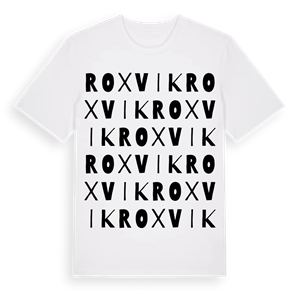 Roxvik ordlek t-shirt – ekologisk bomull t-shirt från Pinshirt