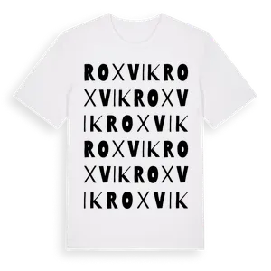 Roxvik ordlek t-shirt – ekologisk bomull t-shirt från Pinshirt