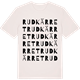 Vintage White t-shirt med Rudkärret ordlek t-shirt