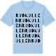 Blue Soul t-shirt med Rudkullen ordlek t-shirt