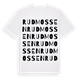 Rudmossen ordlek t-shirt
