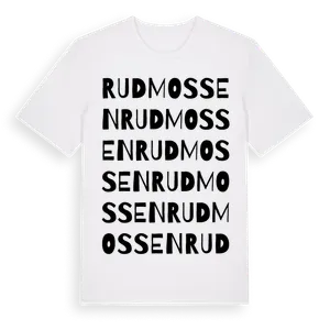 Rudmossen ordlek t-shirt – ekologisk bomull t-shirt från Pinshirt