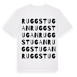 Ruggstugan ordlek t-shirt – ekologisk bomull t-shirt från Pinshirt