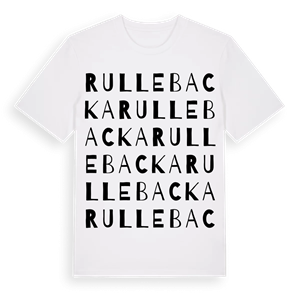 Rullebacka ordlek t-shirt – ekologisk bomull t-shirt från Pinshirt