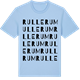 Blue Soul t-shirt med Rullerum ordlek t-shirt