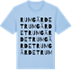 Blue Soul t-shirt med Rumgärdet ordlek t-shirt