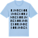 Blue Soul t-shirt med Rumnebo ordlek t-shirt