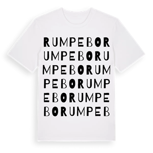 Rumpebo ordlek t-shirt – ekologisk bomull t-shirt från PinShirt