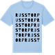 Blue Soul t-shirt med Russtorp ordlek t-shirt