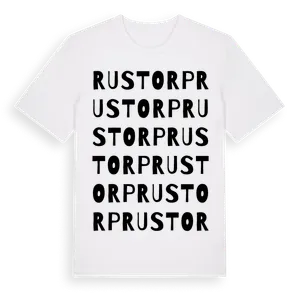 Rustorp ordlek t-shirt – ekologisk bomull t-shirt från Pinshirt