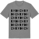 Mid Heather Gray t-shirt med Rydhem ordlek t-shirt