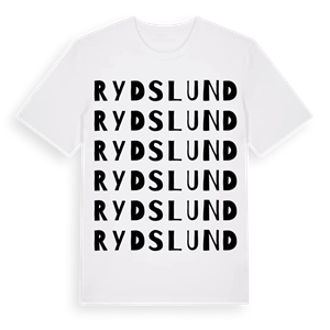 Rydslund ordlek t-shirt – ekologisk bomull t-shirt från Pinshirt