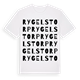 Rygelstorp ordlek t-shirt