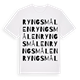 Ryngsmålen ordlek t-shirt