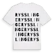 Rysslinge ordlek t-shirt