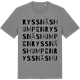 Mid Heather Gray t-shirt med Ryssnäshumpen ordlek t-shirt