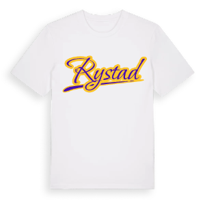 Rystad baseball t-shirt – ekologisk bomull t-shirt från Pinshirt