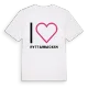 Jag älskar Ryttarbacken t-shirt stort tryck