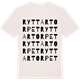 Vintage White t-shirt med Ryttartorpet ordlek t-shirt