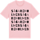 Pink Cotton t-shirt med Sågareholmen ordlek t-shirt