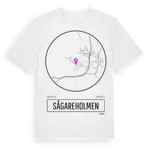 Sågareholmen t-shirt – ekologisk bomull t-shirt från Pinshirt
