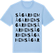 Blue Soul t-shirt med Sågarhem ordlek t-shirt