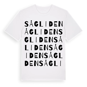 Sågliden ordlek t-shirt – ekologisk bomull t-shirt från Pinshirt