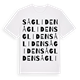 Sågliden ordlek t-shirt