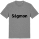 Mid Heather Gray t-shirt med Sågmon fetstil t-shirt
