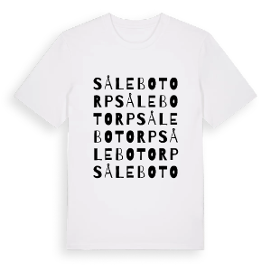 Sålebotorp ordlek t-shirt – ekologisk bomull t-shirt från PinShirt