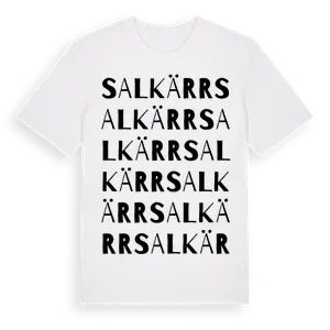 Salkärr ordlek t-shirt – ekologisk bomull t-shirt från Pinshirt