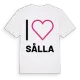 Jag älskar Sålla t-shirt stort tryck