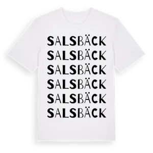 Salsbäck ordlek t-shirt – ekologisk bomull t-shirt från Pinshirt