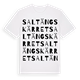Saltängskärret ordlek t-shirt